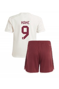 Bayern Munich Harry Kane #9 Jalkapallovaatteet Lasten Kolmas peliasu 2023-24 Lyhythihainen (+ Lyhyet housut)